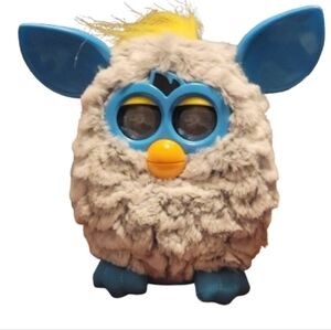 2012 Furby Boom GREY TEAL RAIN CLOUD Hasbro Toy  Interacts With Furbies Gift